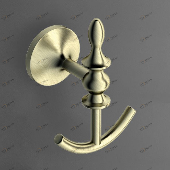 Двойной крючок ART&MAX BOHEMIA AM-E-4286B-Br 