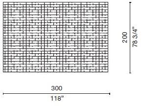 Cappellini Ковер из тибетской шерсти и вискозы, связанный вручную  Mcp_1  - Вид №11
