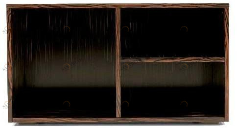 OAK Низкий офисный книжный шкаф из дерева Percorsi office furniture sun-id-1409017