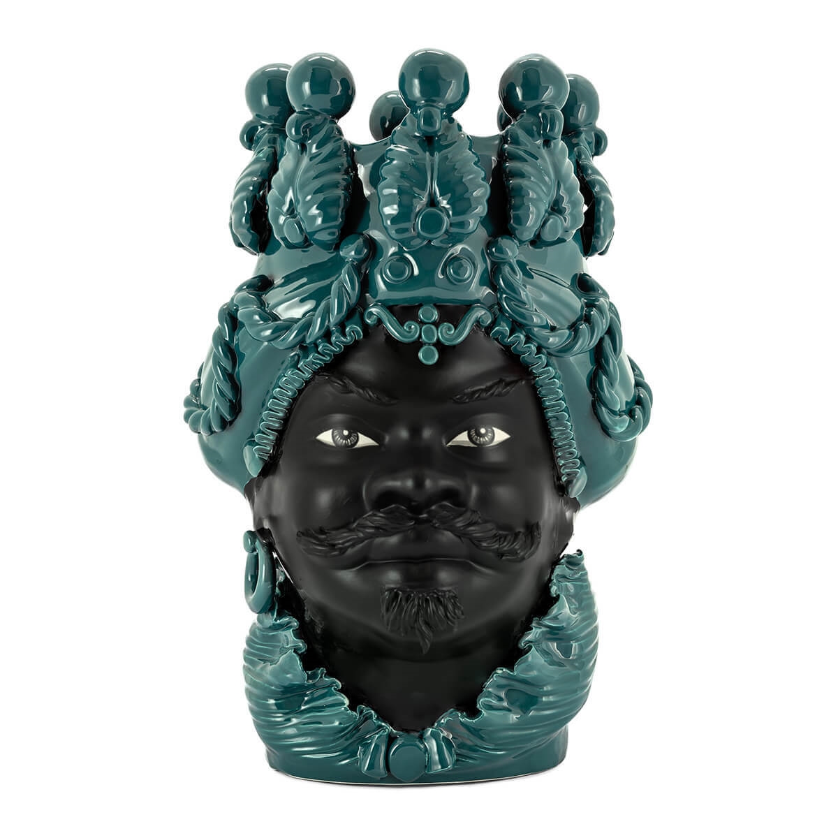 201083-96 ABHIKA ВАЗА MORO BIG MAN SIMPLY MAT TEAL 