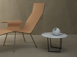 Настольная лампа из каррарского мрамора