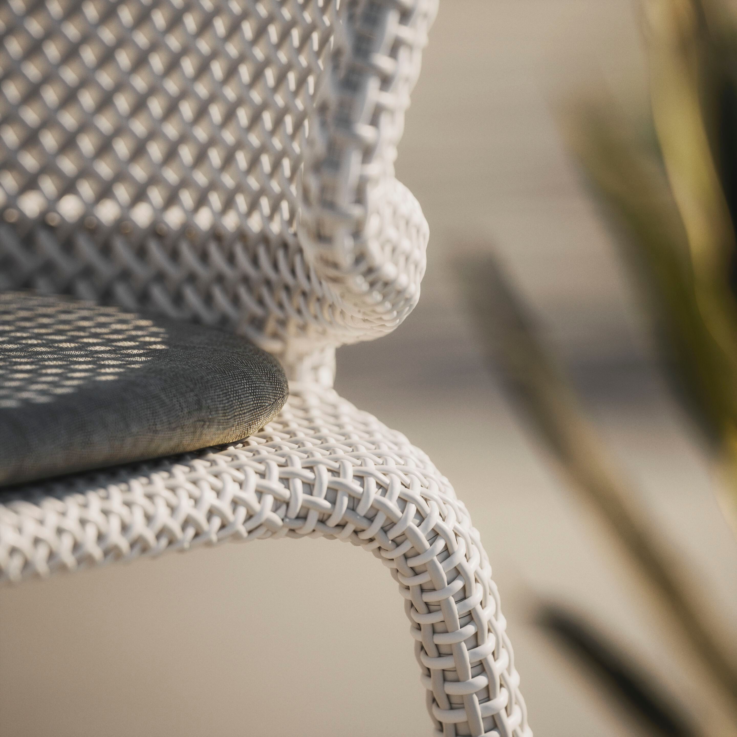 Штабелируемый садовый стул из синтетического волокна DEDON SEASHELL NUO ARCH-00108126 - Вид №4