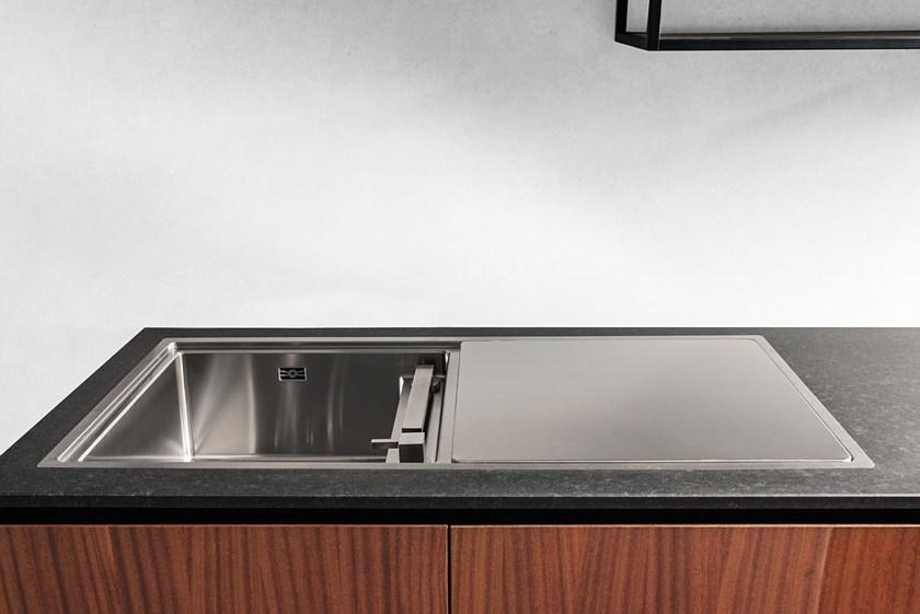 Xera by Arex Линейная кухня из стали и дерева sun-id-1496959 - Вид №6