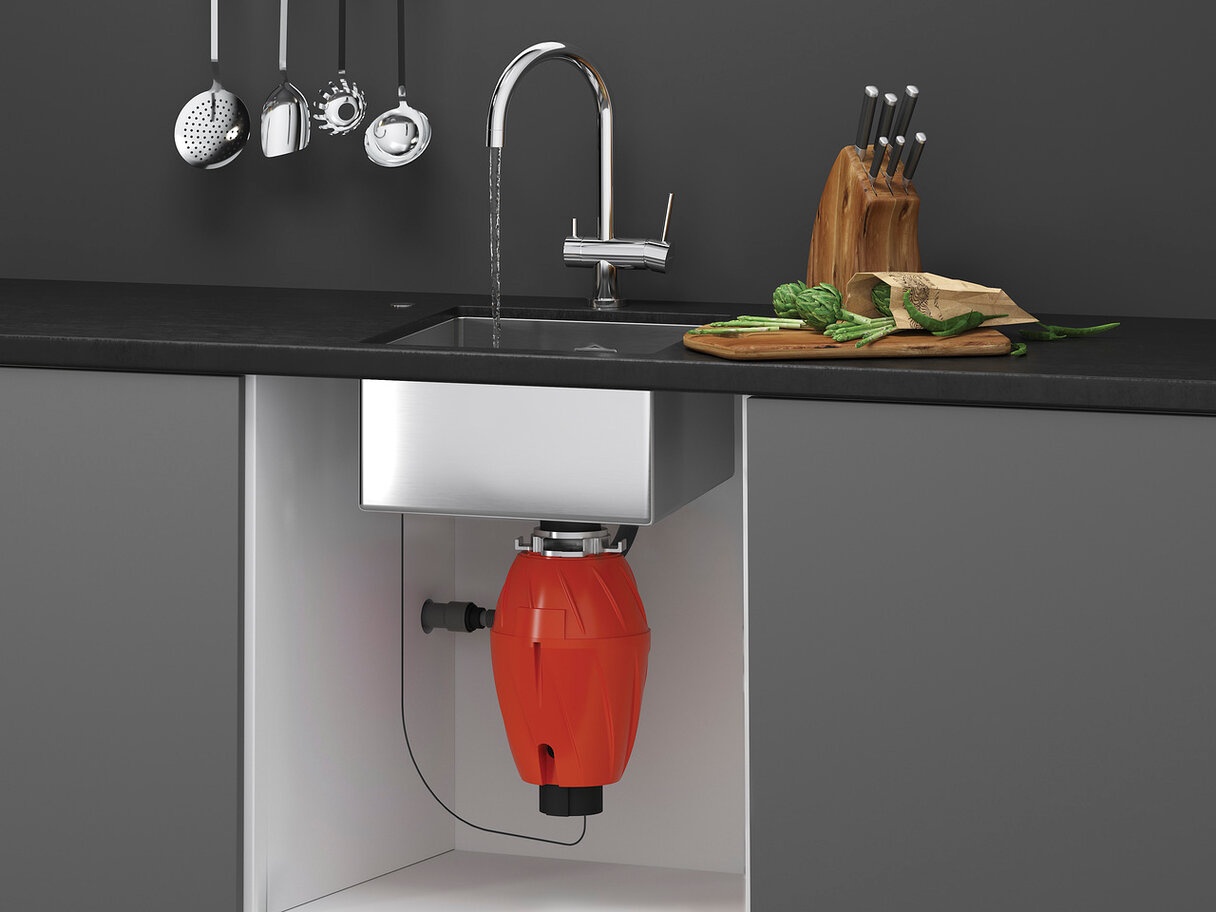 Измельчитель пищевых отходов Omoikiri Nagare 1000 4995058 для кухонной мойки, постоянный магнит - Вид №3