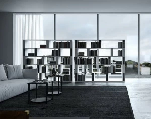 EmmeBi Открытый двухсторонний деревянный стеллаж