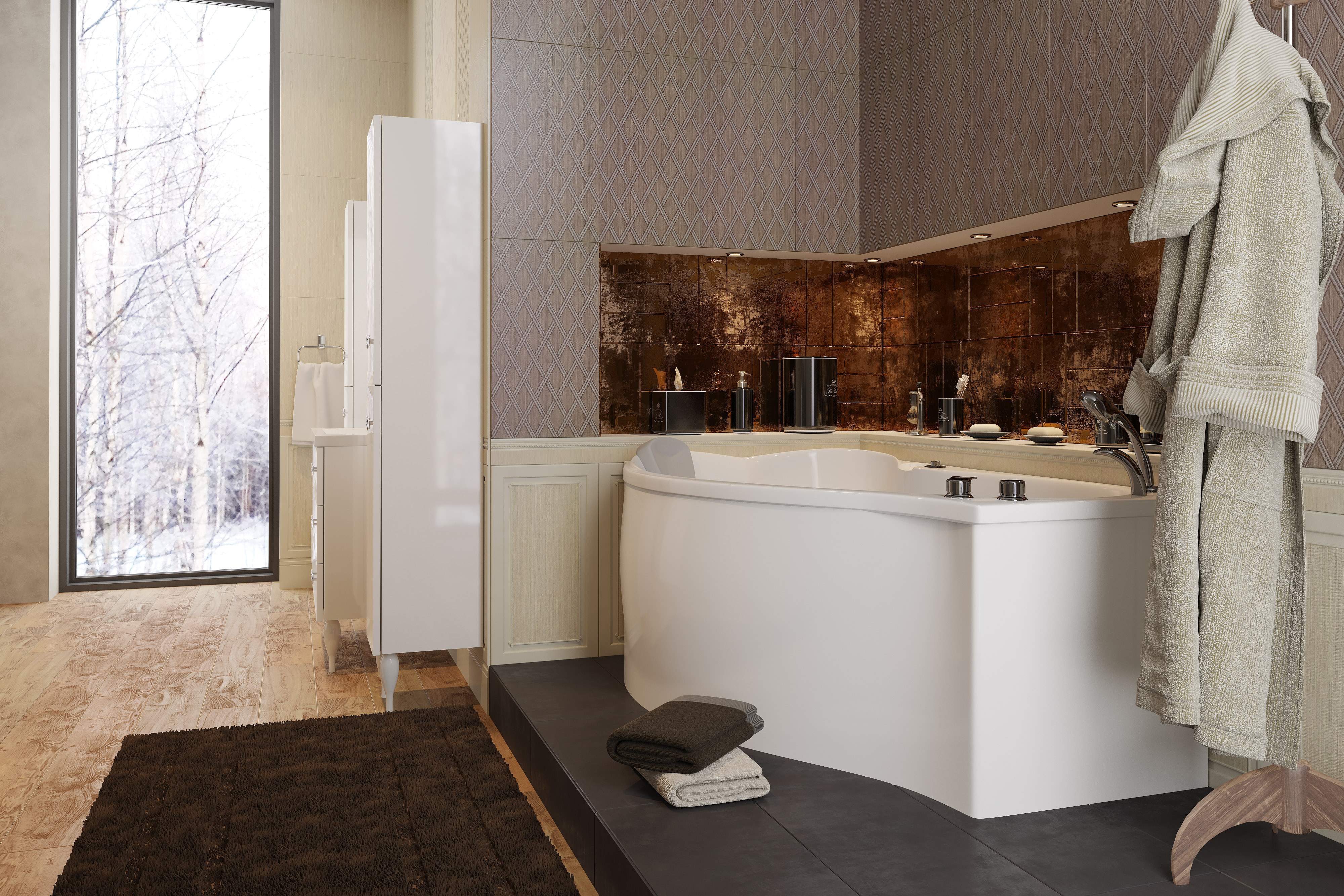 07863 Ванна Marka One GRACIA 150x94 1 Marka GRACIA - Вид №3