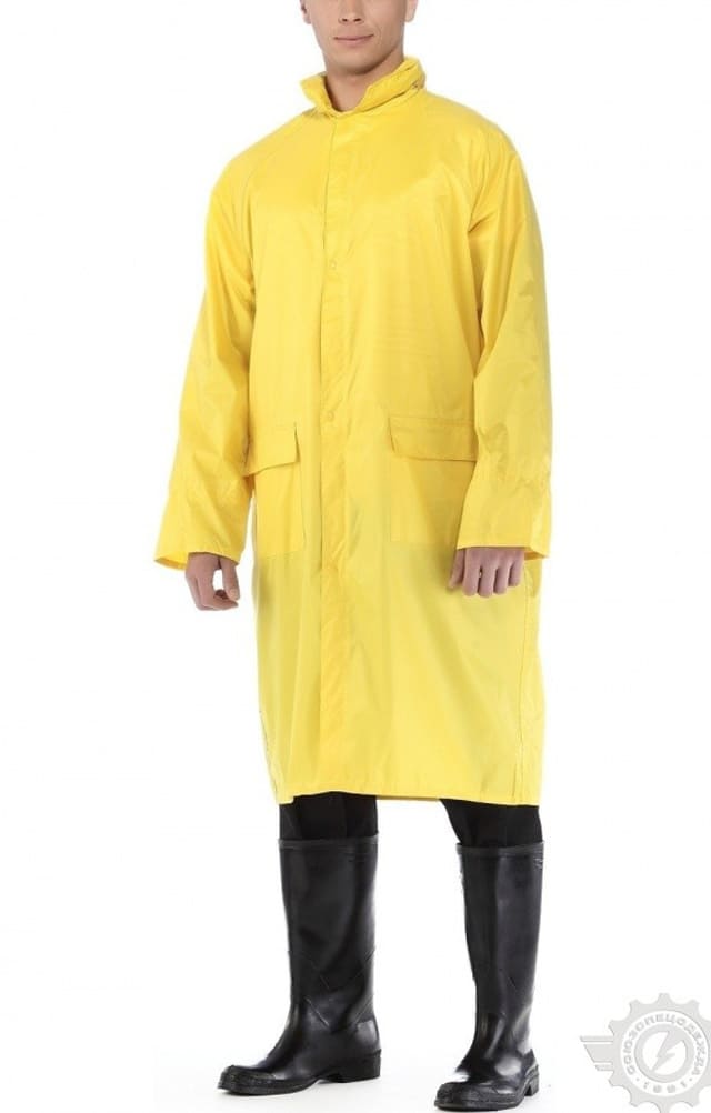 5042919 Плащ Альбатрос влагозащитный ЛАЙТ М РАСПРОДАЖА желтый  Непромокаемая спецодежда  размер L  - Вид №5
