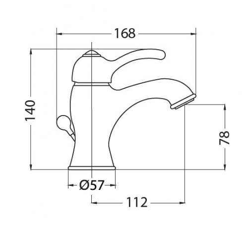 18877 Смеситель Migliore Lem Swarovski  - Вид №1