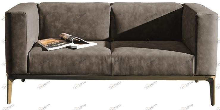 Sovet italia 2-х местный модульный кожаный диван Slim sun-id-1423366