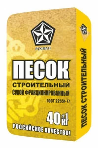 Песок строительный Русеан 40кг