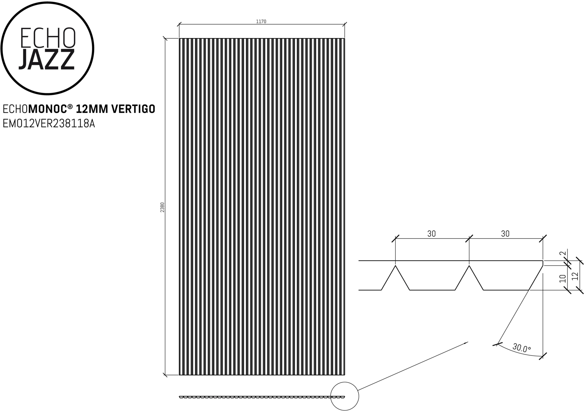 ECHOJAZZ Акустическая панель стеновая в пэт sun-id-1380510 - Вид №20