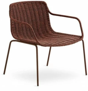 EXPORMIM Штабелируемое садовое кресло из веревки с подлокотниками Lapala C591t