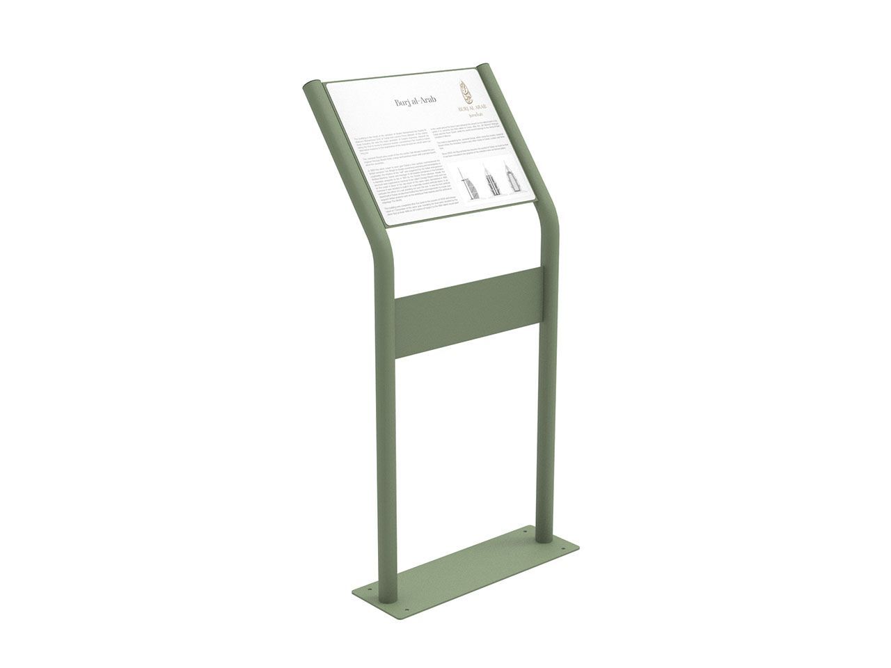 Оцинкованная сталь общественное пространство пюпитр Lazzari FERRARA ARCH-00132169 - Вид №9