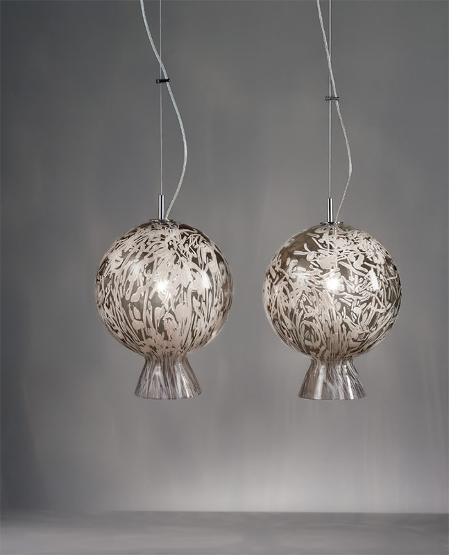 Подвесной светильник 0101 K FU.SFBIA от Sylcom SYLCOM ДИЗАЙНЕРСКИЕ 243510 Серебро  - Вид №1