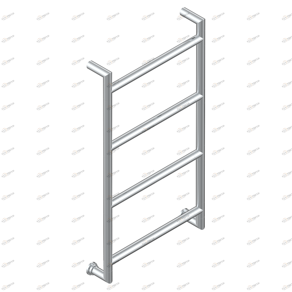 B6B-TWR4E Полотенцесушитель Современный круглый, 4 перекладины, 518 мм x 928 мм, электрический Thg-paris Sèche-serviettes Contemporain Хром B6B-TWR4E CAT.A
