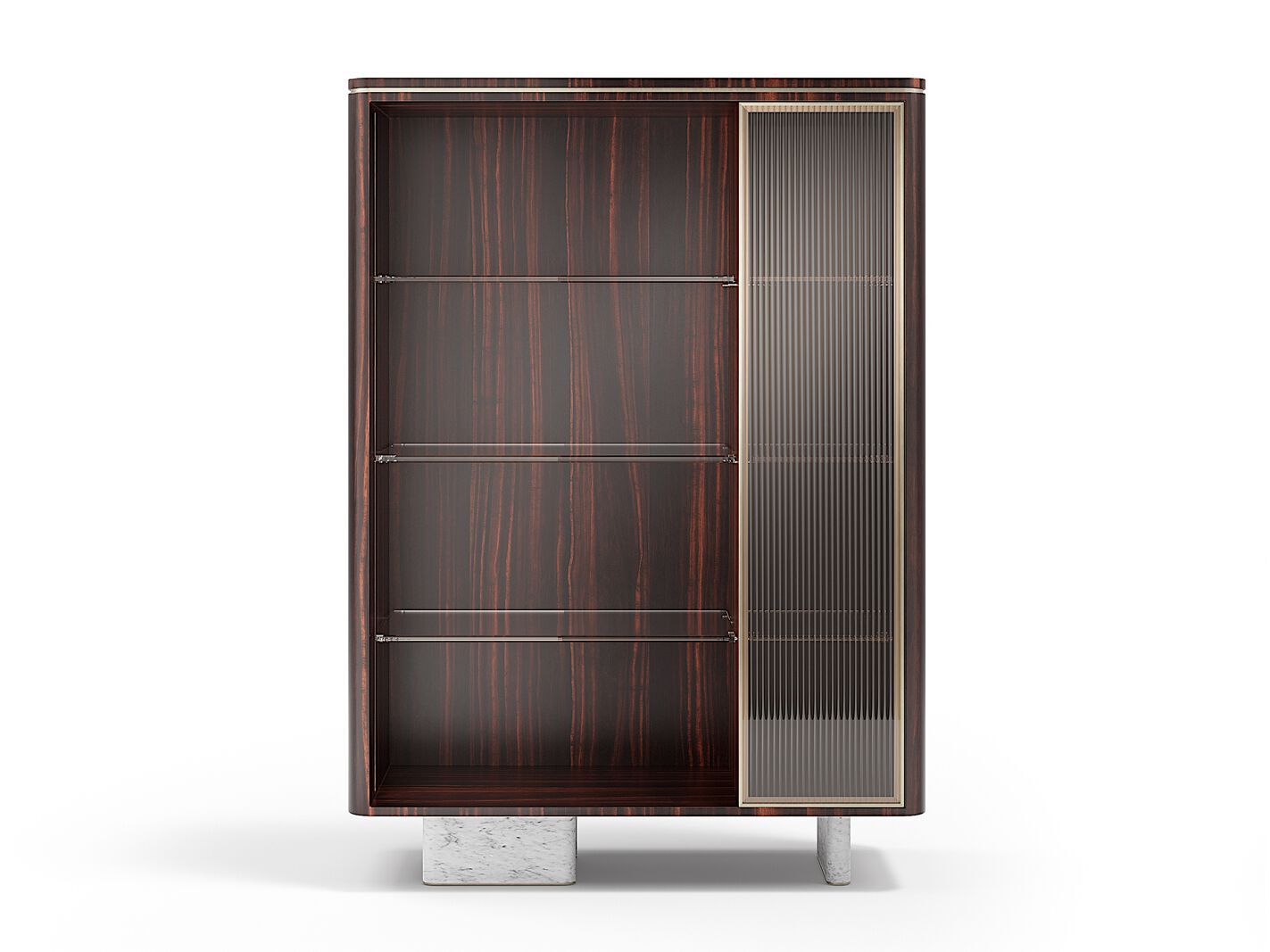 Деревянный и стеклянный шкаф с распашными дверцами Capital Collection Aurelia ARCH-00073283