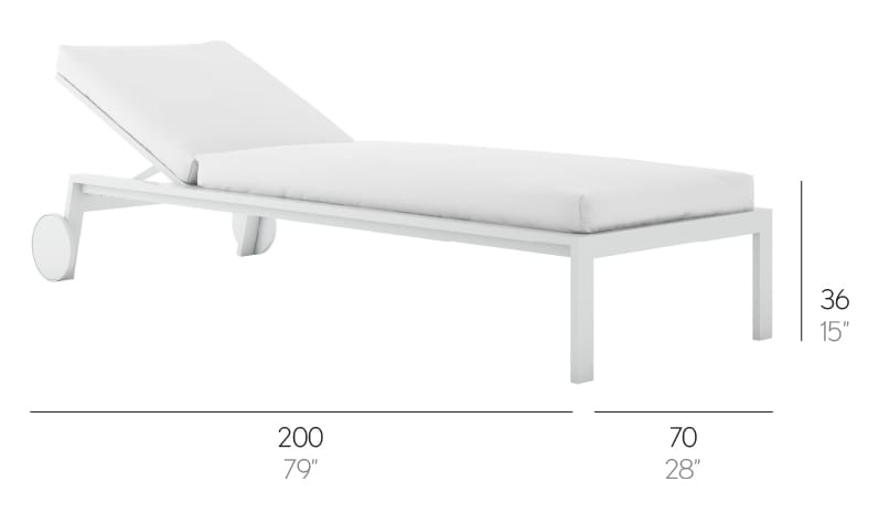 Термокрытая алюминиевая Садовая кровать с колесами GANDIABLASCO Timeless ARCH-00095229 - Вид №14