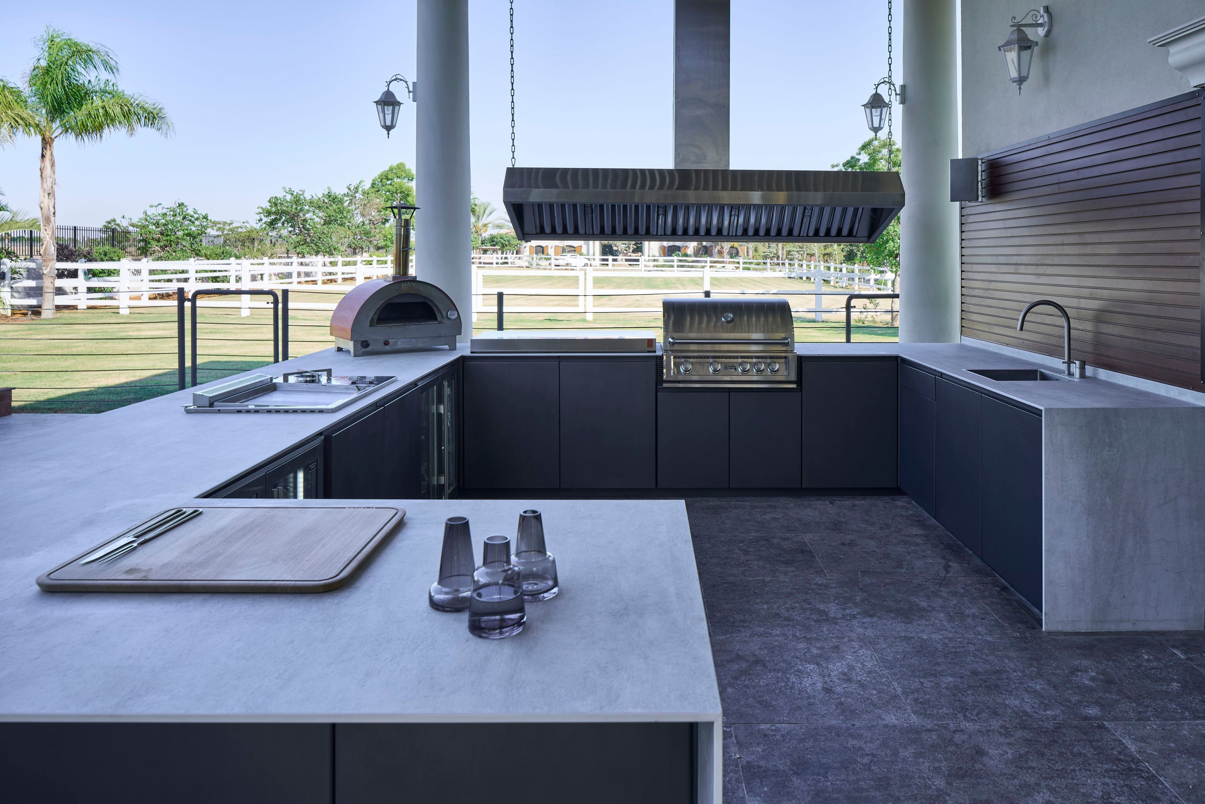 Кухня на открытом воздухе capocuòco уникальная ARCH-00144704 - Вид №8