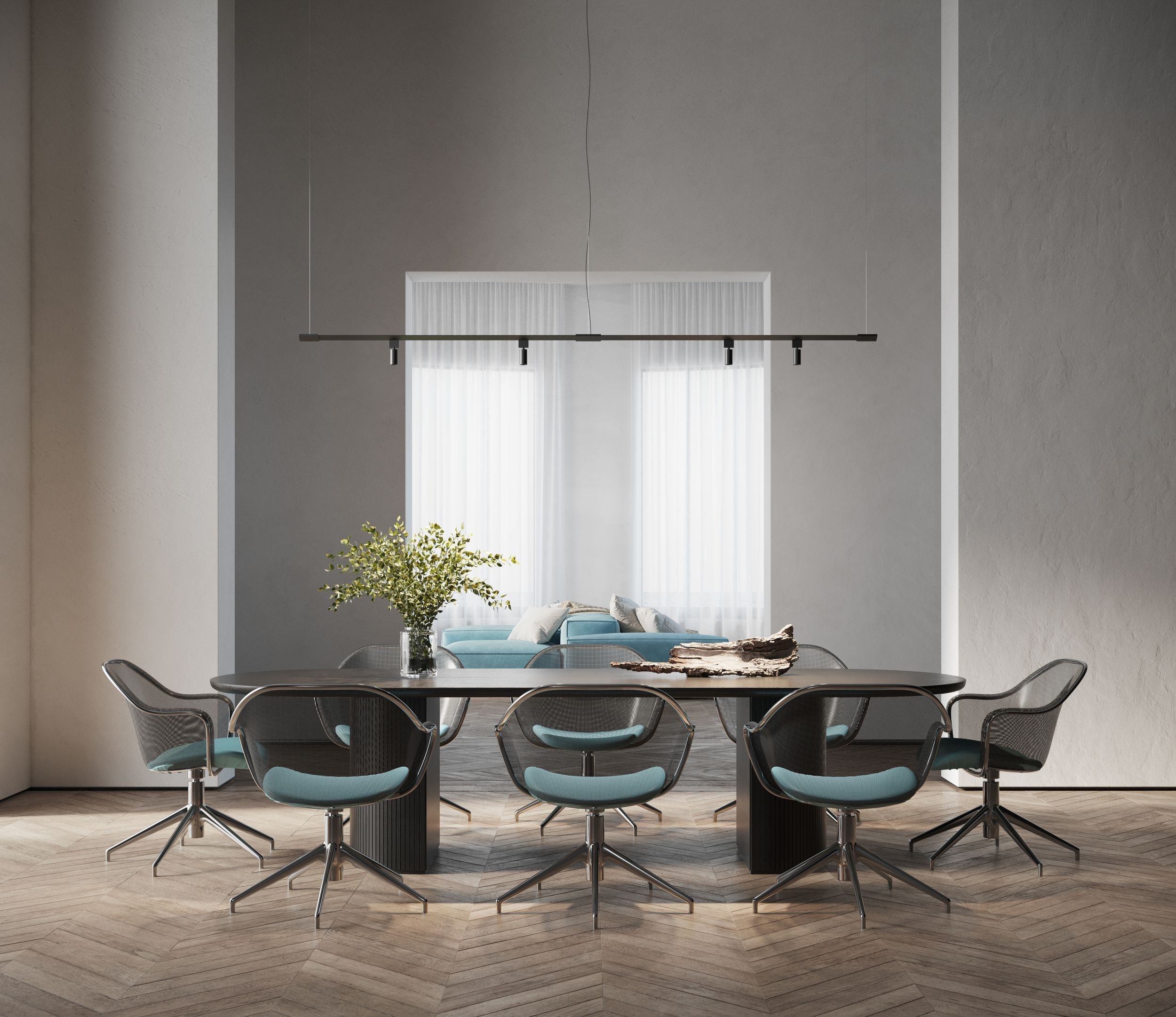 Алюминиевый светодиодный подвесной светильник Karman Turn It ARCH-00019424 - Вид №5