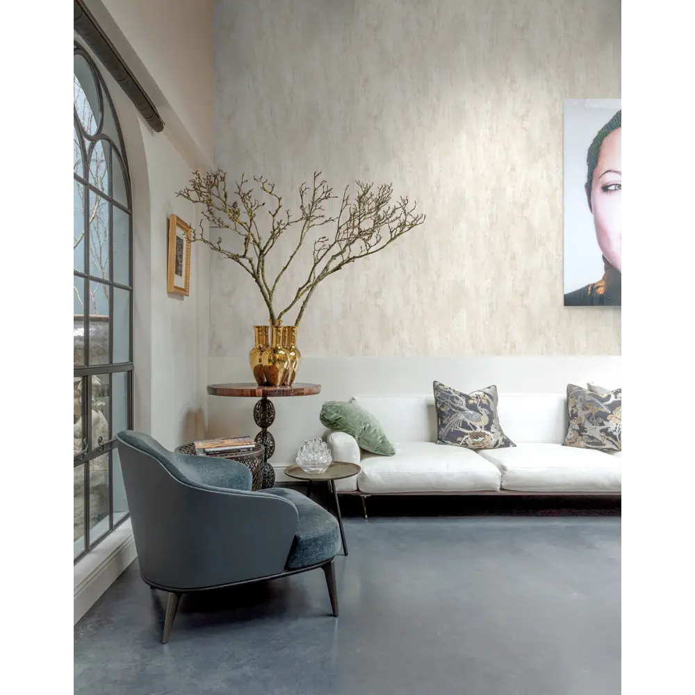 Обои флизелиновые Inspire Wauwall белые 1.06 м Cream 5 83617686 STLM-2166369 - Вид №2