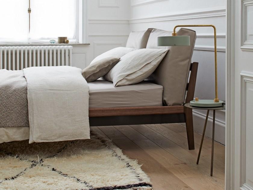 more Двуспальная кровать из массива дерева с мягким изголовьем Sova sun-id-1353356 - Вид №3