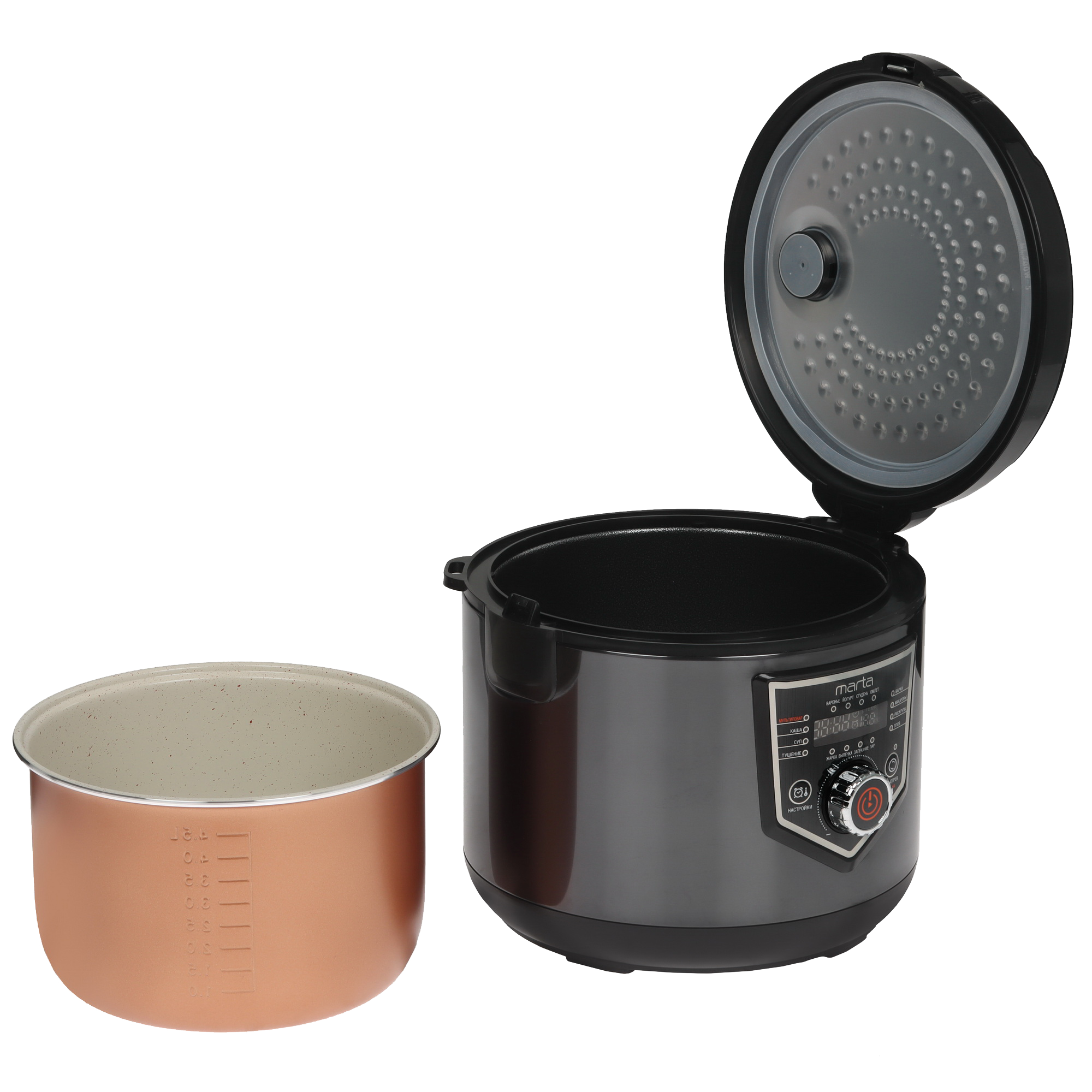 9058311 Мультиварка Marta MT-MC4336A черный STDN-0114523 - Вид №5