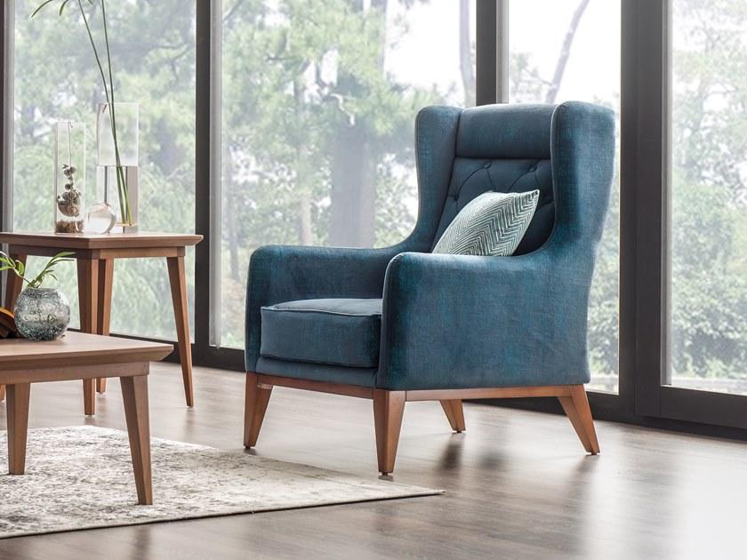 Enza Home Кресло из ткани с подлокотниками Chelsea sun-id-1351083 - Вид №1