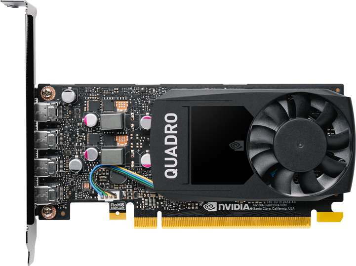 VCQP1000DVIV2-PB Vga nvidia quadro p1000, 4 gb gddr5/128-bit, pci express 3.0 x16, dp 1.4x4 PNY Santreyd 