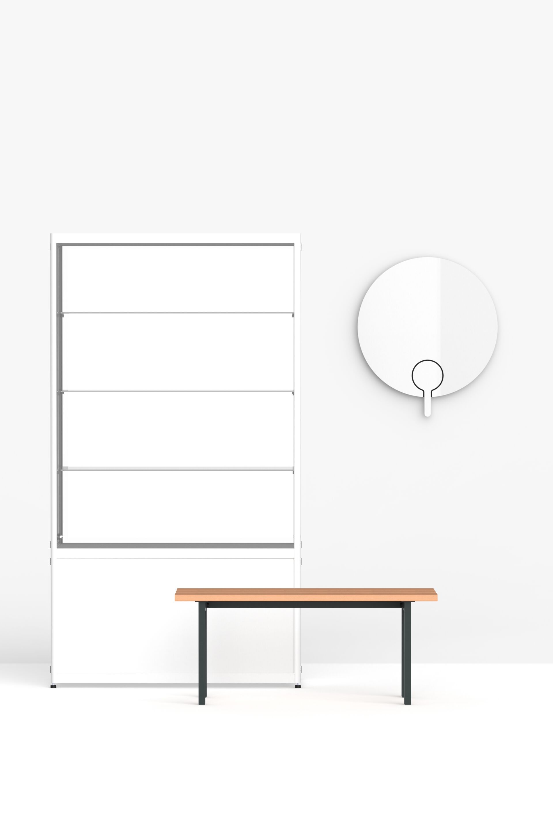 Настенное стеклянное зеркало FUNCTIONALS MIRROR MIRROR ARCH-00102815 - Вид №16