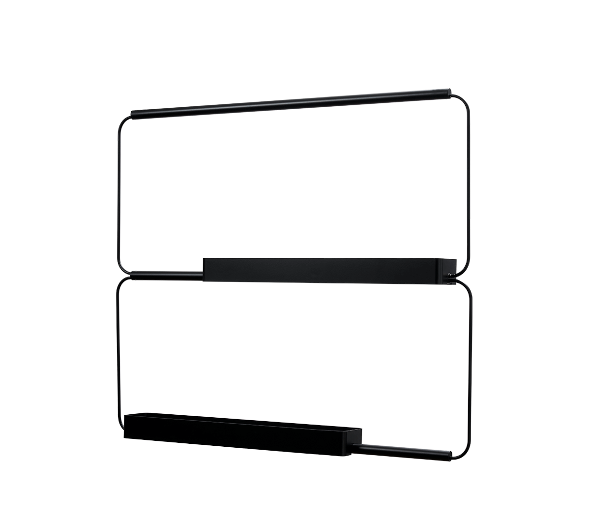 Ex.T Nudo Подвесная или настенная модульная система nudo-nero_1 - Вид №1