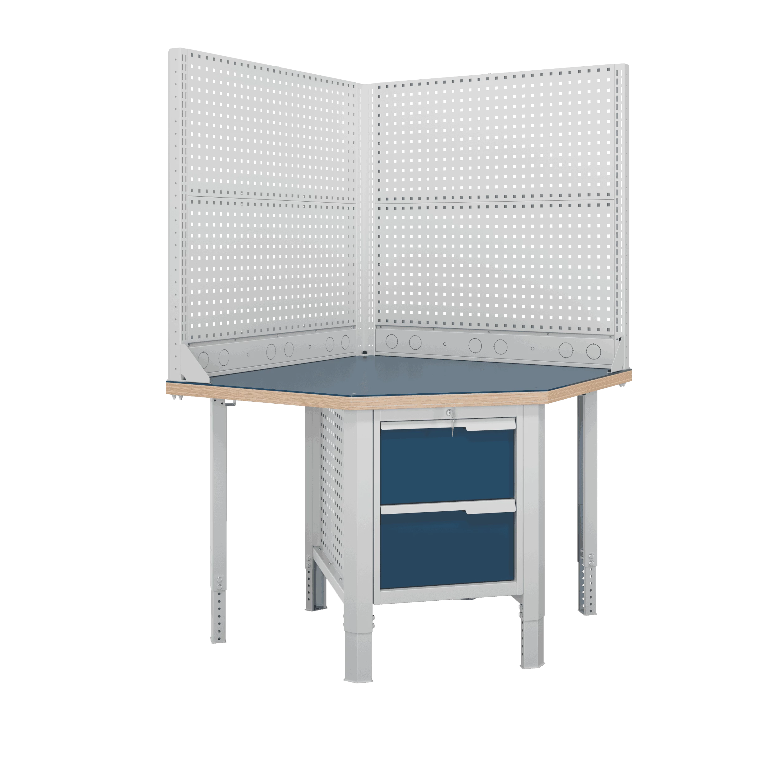 Верстак (угловой) CTR U532.S2.1-2R Верстакофф 124774