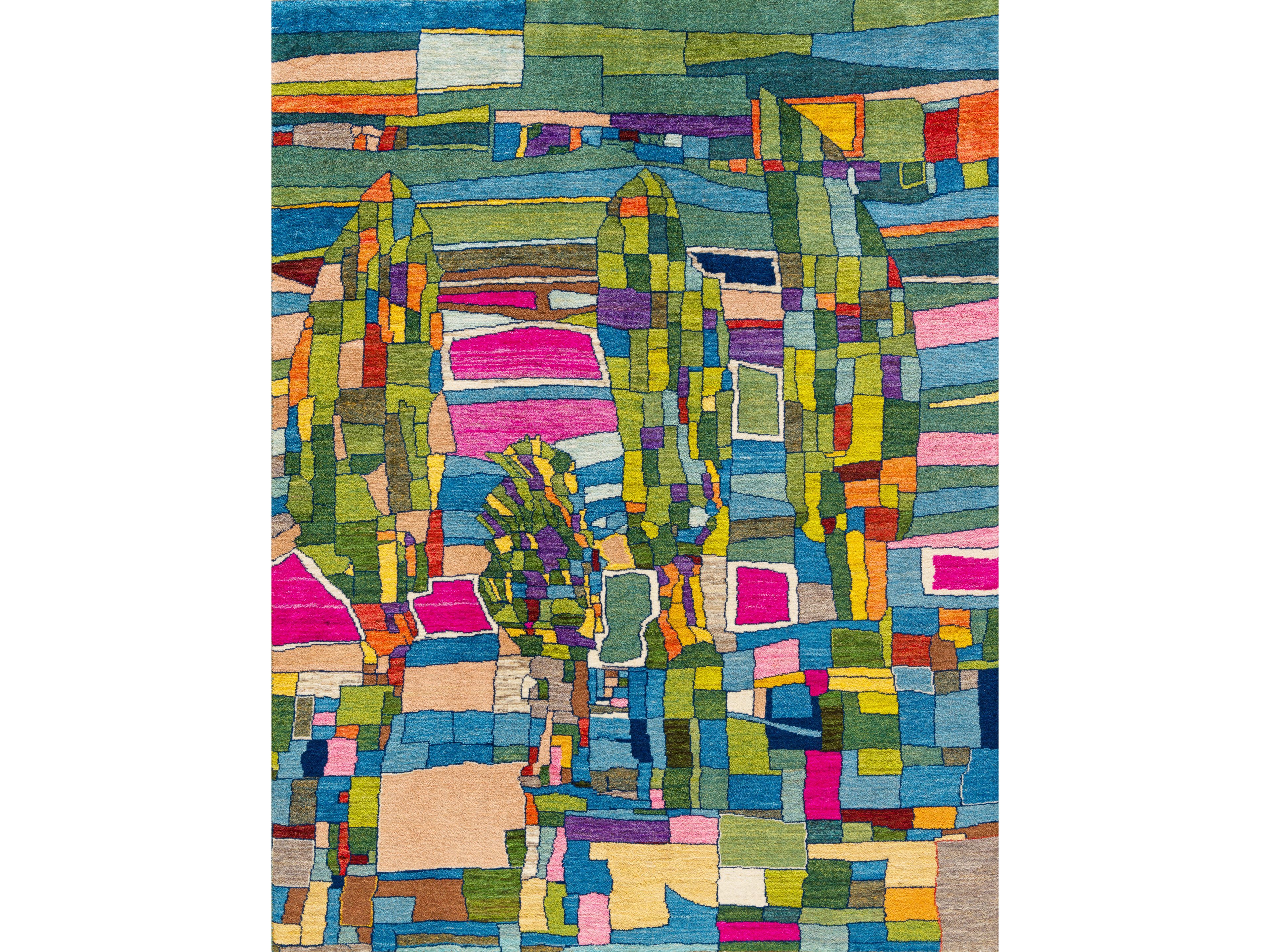 Прямоугольный шерстяной ковер Zollanvari Gabbehs Abstract &amp ARCH-00087211 - Вид №1