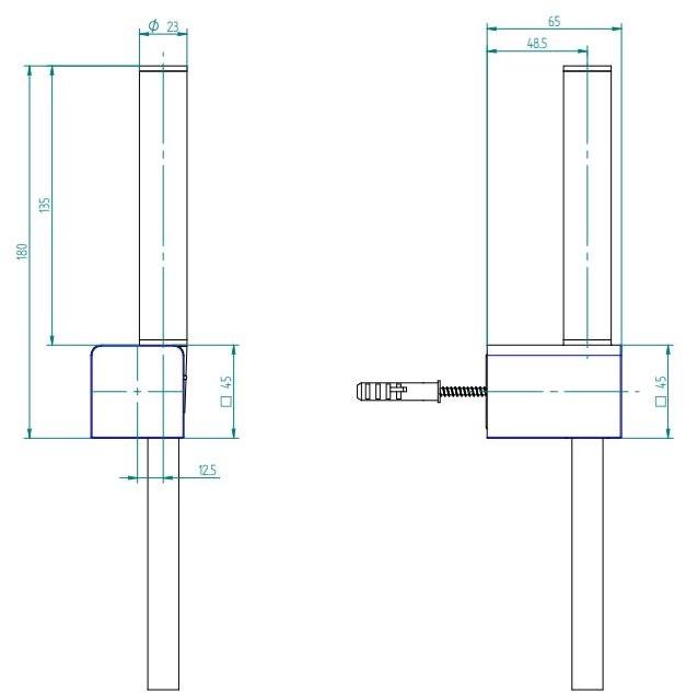 ZAZZERI Встроенный смеситель с ручным душем Qquadro sun-id-1361539 - Вид №3