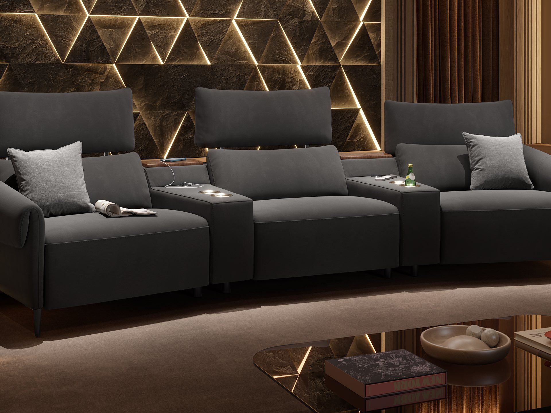 3-местный тканевый диван Sofanella Bienno Kino ARCH-00076333 - Вид №2