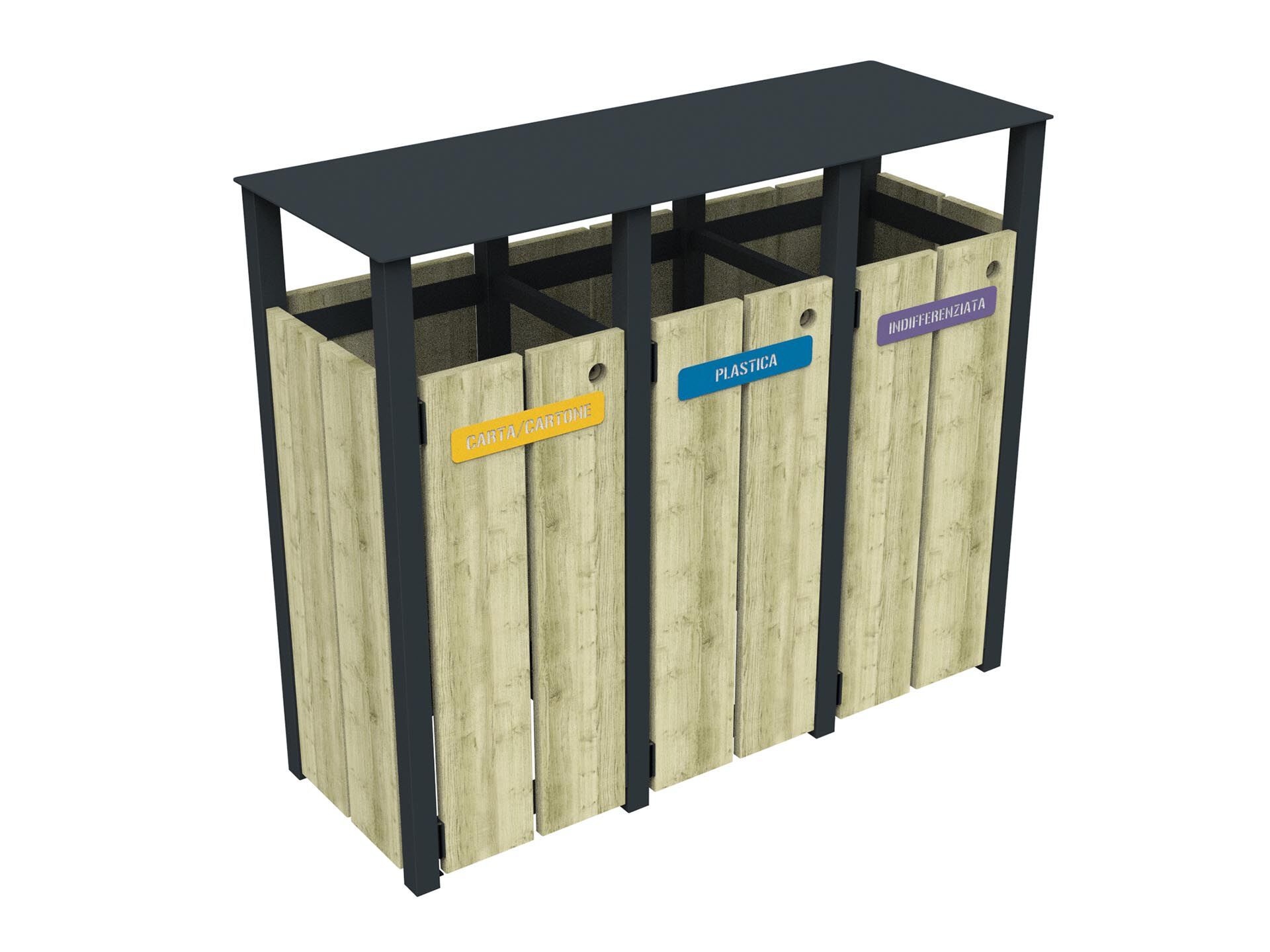 2-слойная корзина для мусора Lazzari MONTANA ARCH-00148501 - Вид №6