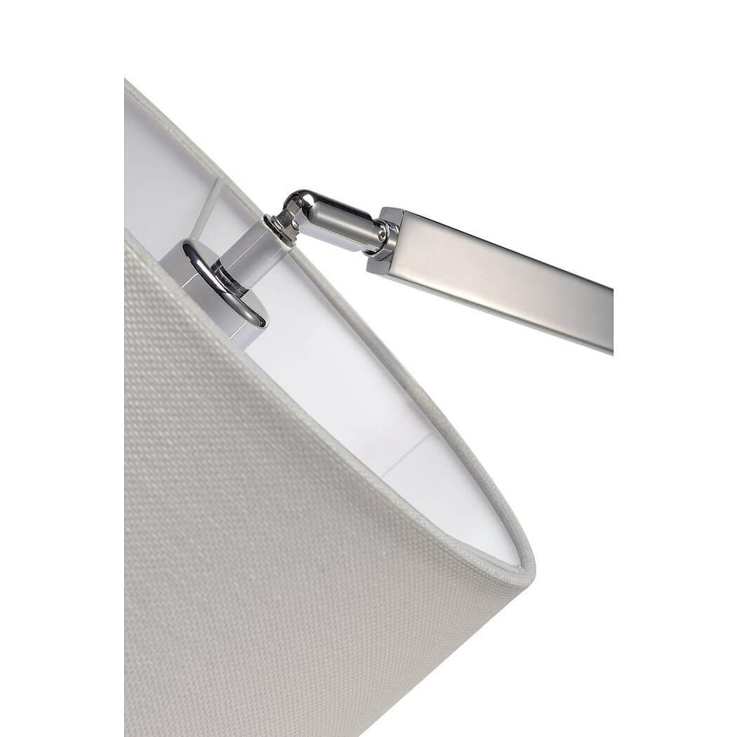 Торшер с абажуром 125х30 см белый Tenora FL-1 156031 SLV TENORA WHITE 00-3889436 Белый  - Вид №1