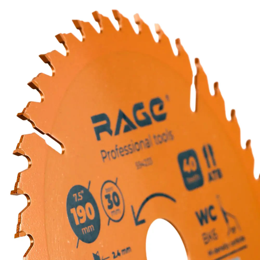 Универсальный пильный диск RAGE для дерева 190мм с переходными кольцами 88928408 STLM-0848451 - Вид №2