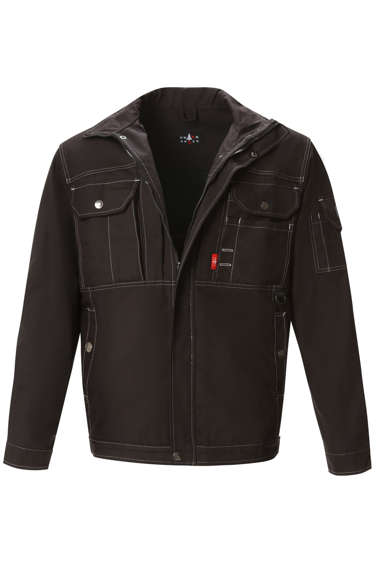 62592 Куртка  черная Union Space  Летняя спецодежда  размер 52-54/182-188  - Вид №2