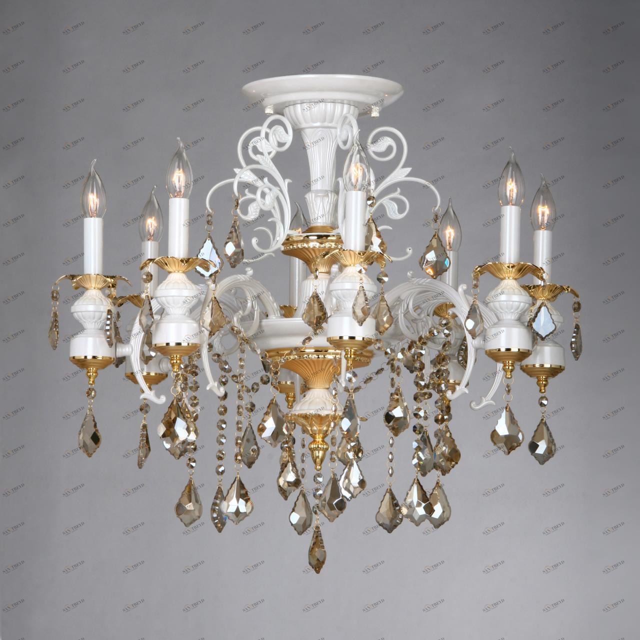 Подвесная люстра Vitaluce V2311/8PL VITALUCE ДИЗАЙНЕРСКИЕ 220354 Белый 