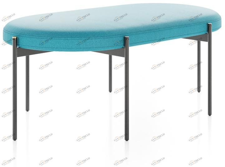 Liu Jo Living Collection Мягкая скамья из ткани Ceci est un caillou Cse ptb