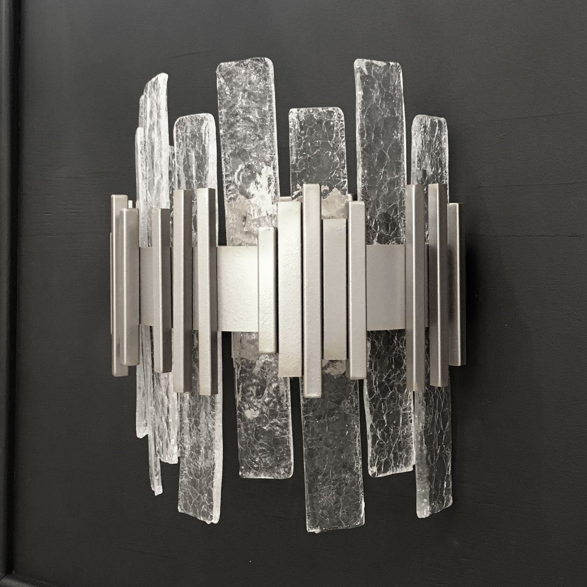 Светильник настенный серебристый Delight Collection W68073-2 Silver DELIGHT COLLECTION  00-3882898 Серебро  - Вид №2