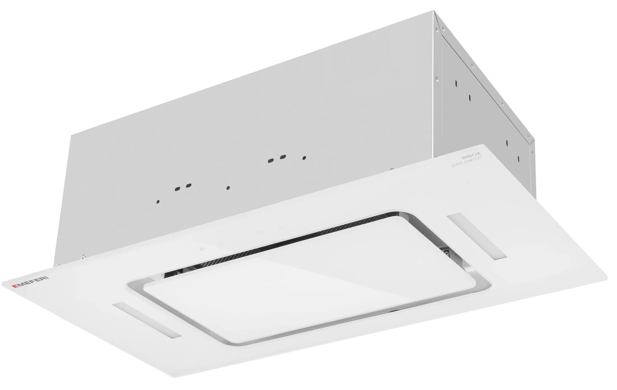 9270655 Вытяжка полновстраиваемая Meferi INBOX60WH GLASS COMFORT белый/белый STDN-0127877 - Вид №2