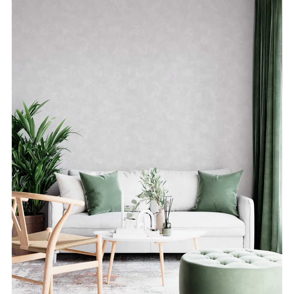 Флизелиновые обои Wallsecret Peru - элегантный светло-серый фон для вашего интерьера 89372691 STLM-1332694 - Вид №3