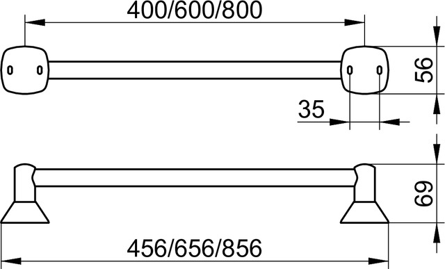 02701010600 Полотенцедержатель KEUCO City.2 - Вид №2