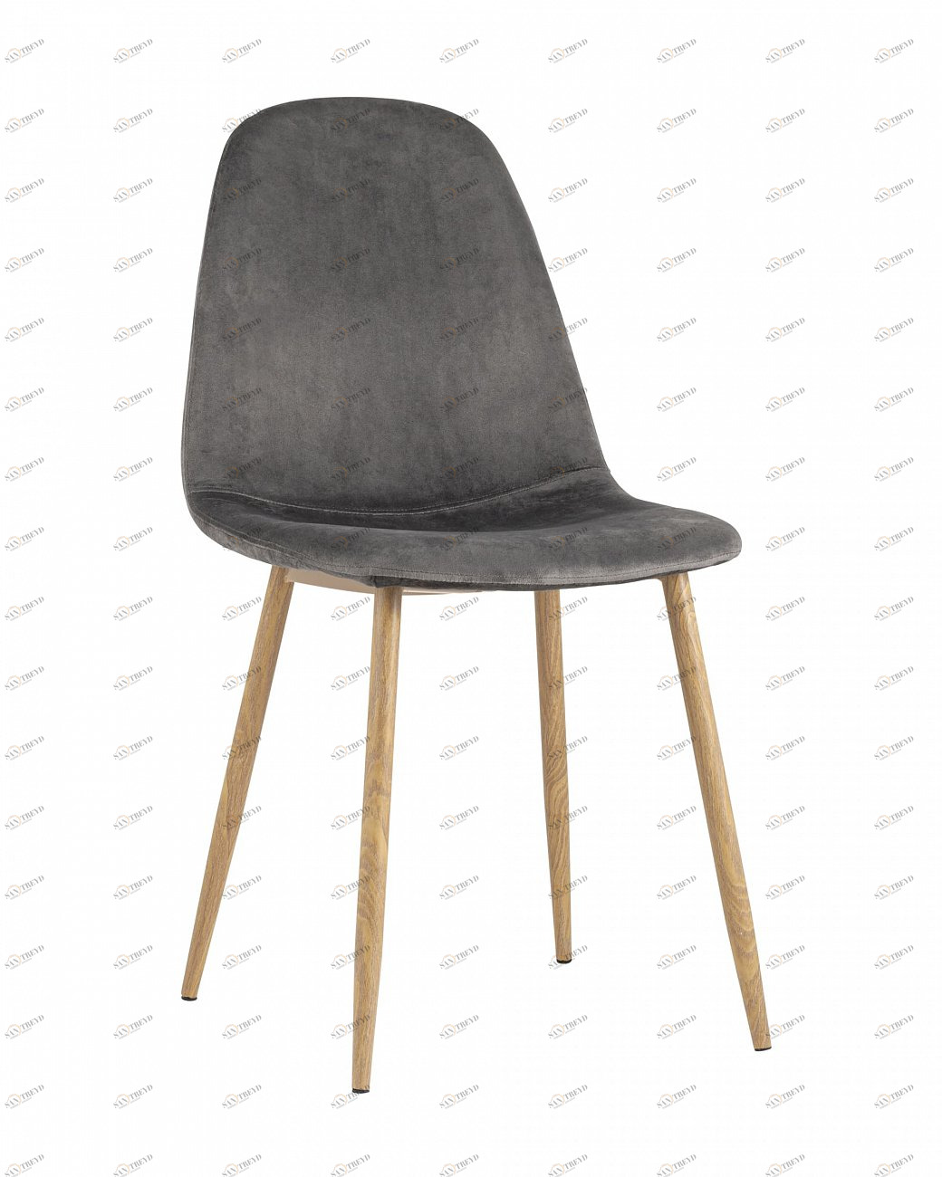 Стул со спинкой серый "Валенсия" STOOL GROUP ДИЗАЙНЕРСКИЕ, ИНТЕРЬЕРНЫЕ 00-3946284 Серый 