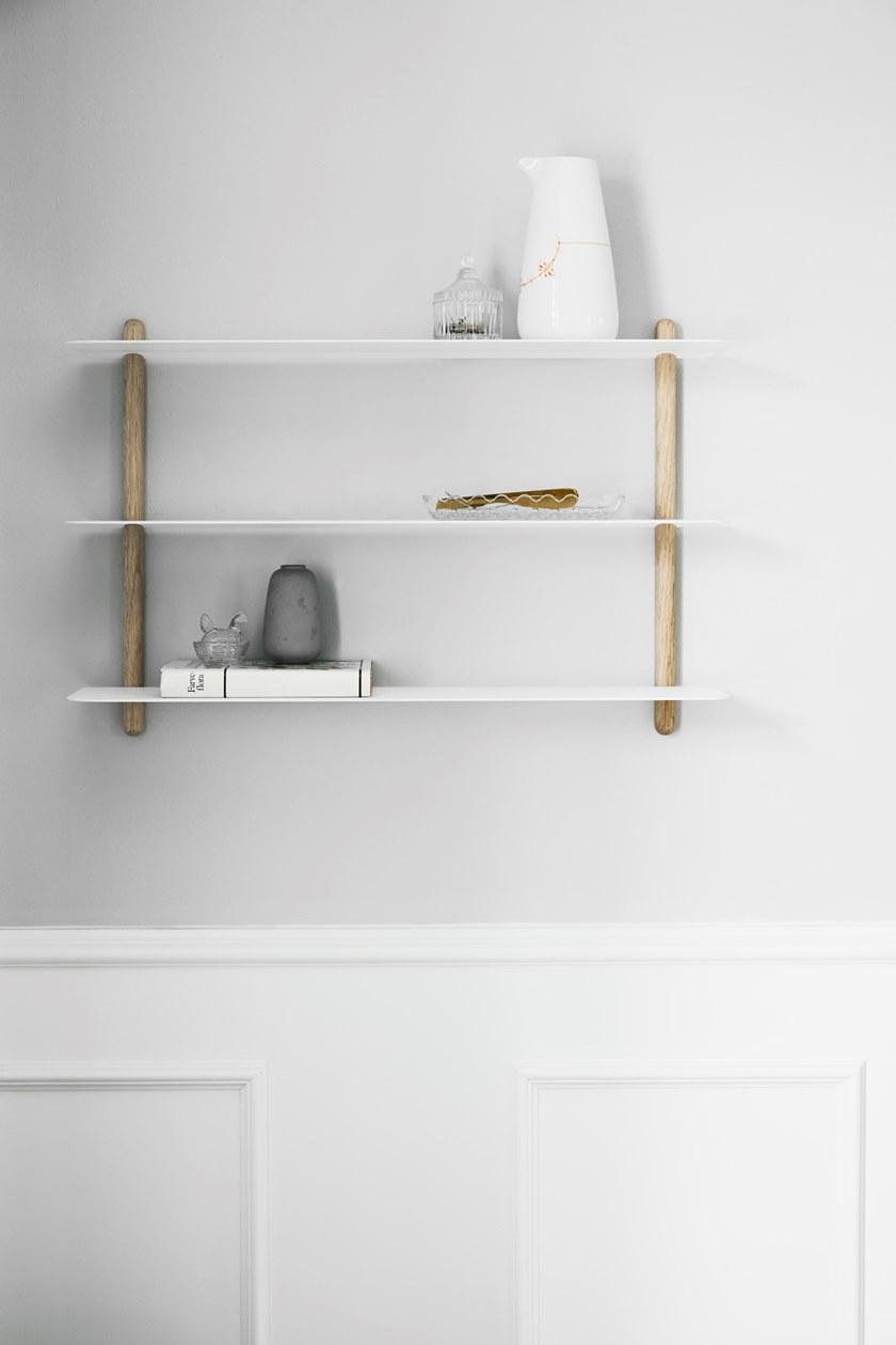 Gejst Настенный книжный шкаф из стали и дерева Nivo 20100/20101 - Вид №4