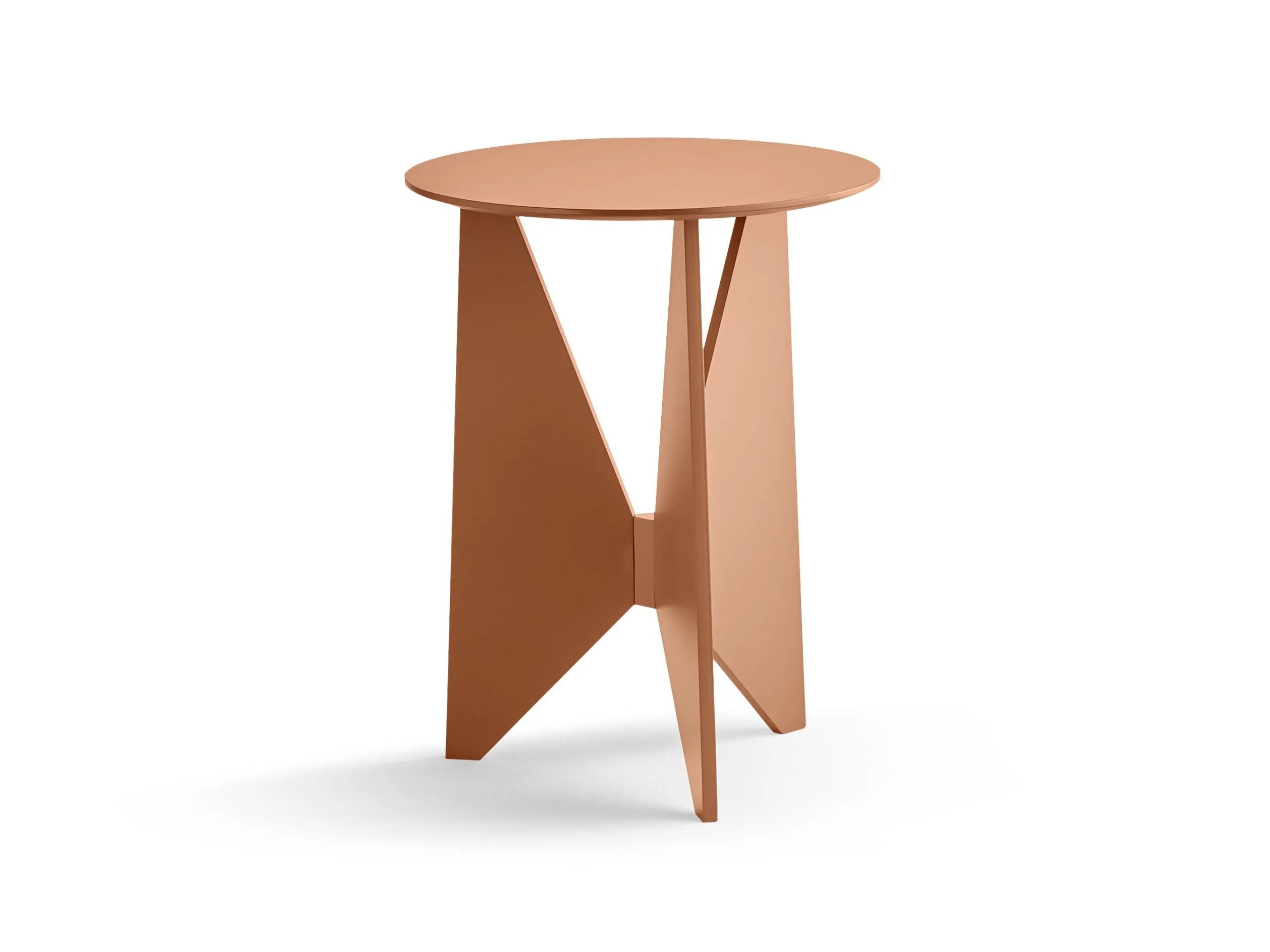 Круглый журнальный столик из шпона TREKU HIRU ARCH-00052156