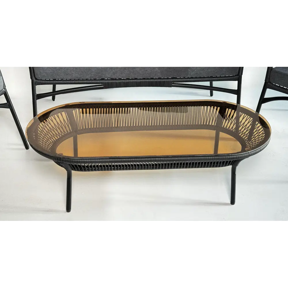 Набор садовой мебели Lazuno Lara - ротанг черный (стол, диван, 2 кресла) 89354372 Santreyd STLM-1445462 - Вид №2