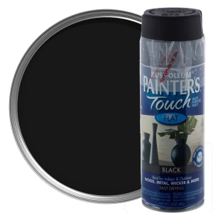 Краска аэрозольная Paint Touch матовая цвет чёрный 340 г 13366474 STLM-2126515
