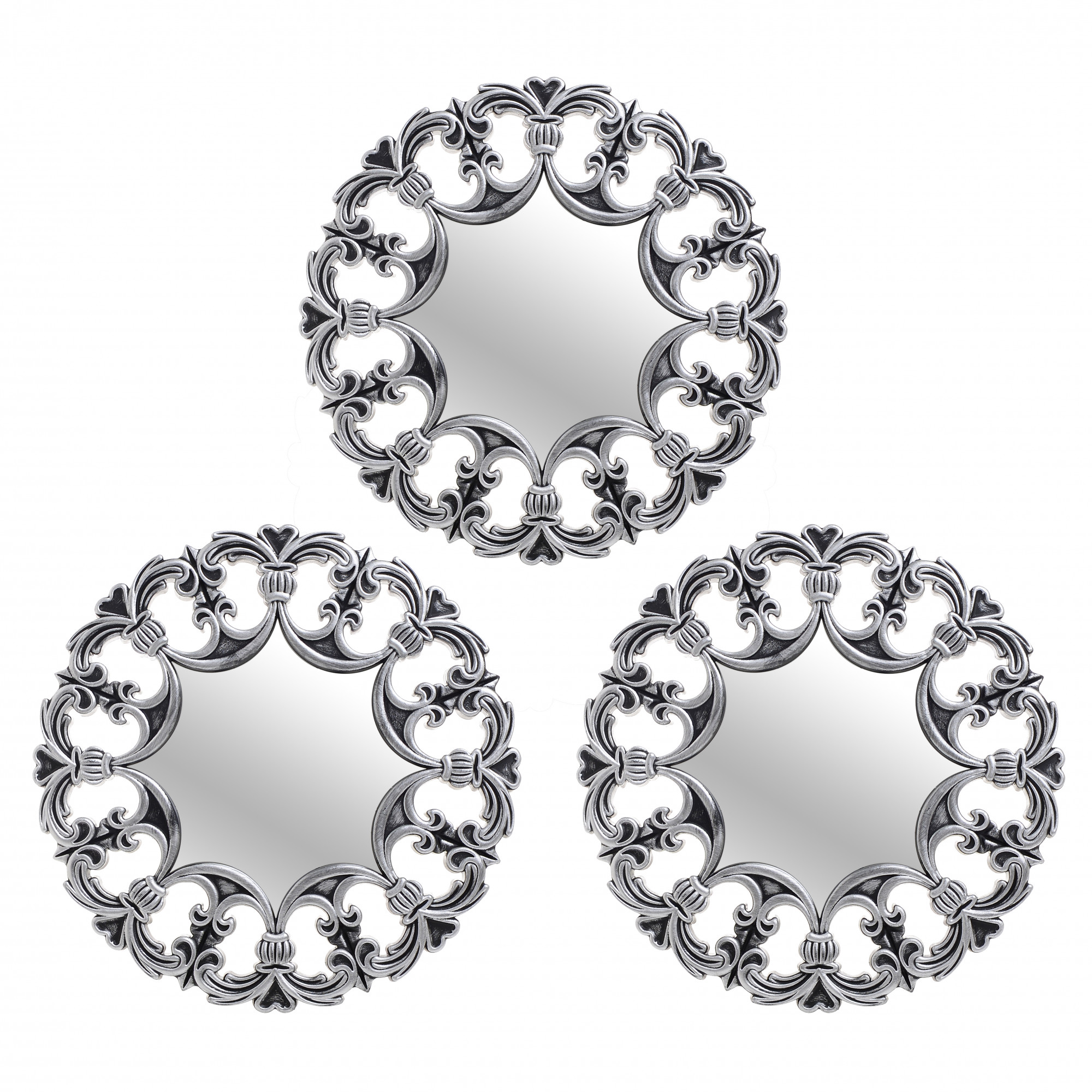 3895965.0001 Зеркало настенное, набор 3шт TO4ROOMS 